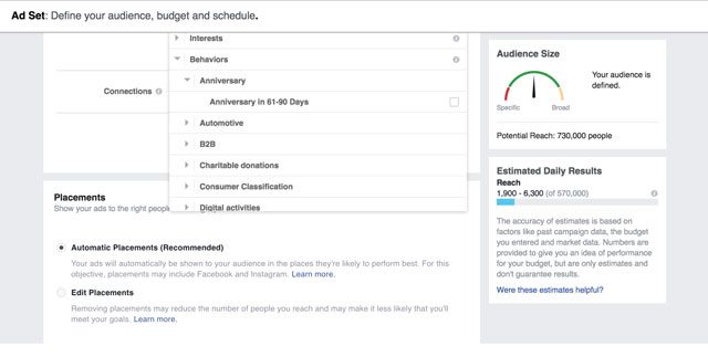 Facebook knows your anniversary.