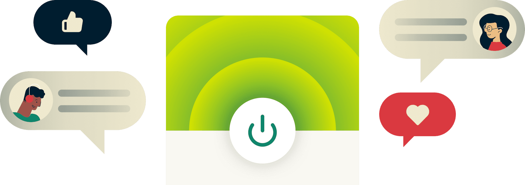 ExpressVPN cercada por comentários de usuários.