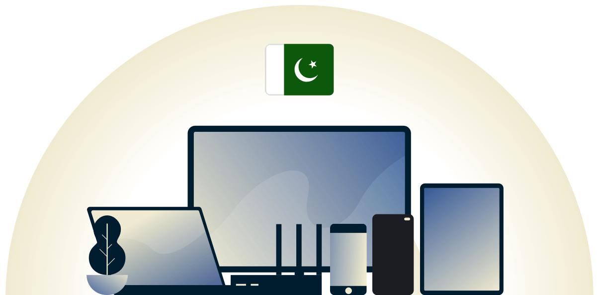 Pakistan VPN skyddar en mängd olika enheter.