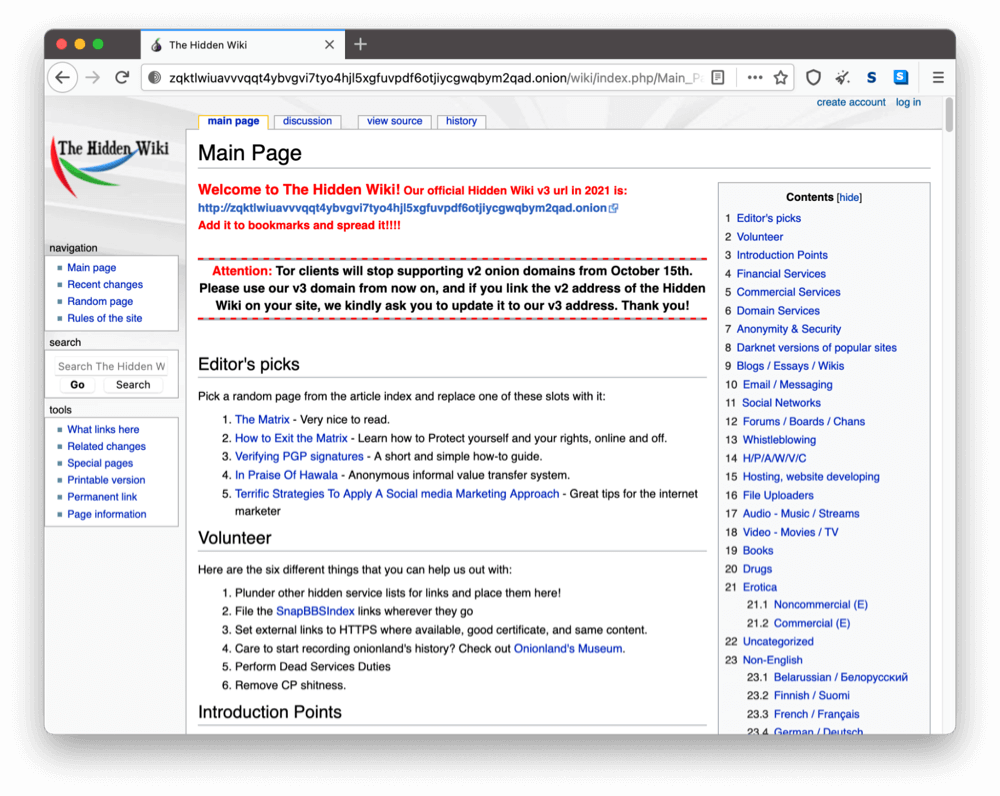 The Hidden Wiki